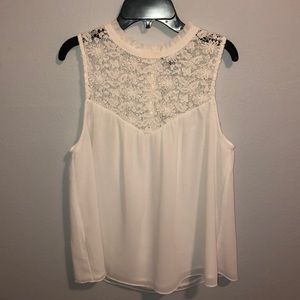 White lace top